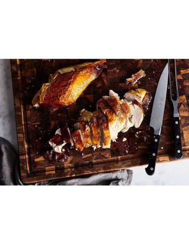 Juego de Cuchillo y Tenedor para Cortar Carne MIAVVO 20.32 cm