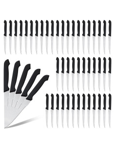Juego de 50 Cuchillos de Carne Therwen 22.4 cm Acero Inoxidable