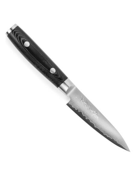 Cuchillo de Pelar Yaxell Ran Plus 10.16 cm Damasco VG10 Japonés