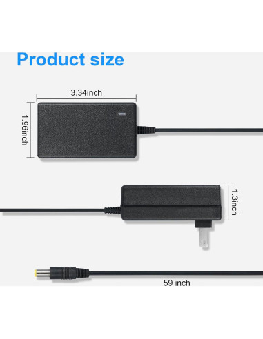 Cargador 12V CAKULA para Scooter Eléctrico Razor y CCTV