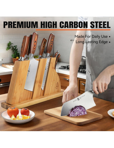 Set de cuchillos de cocina TUO Fénix Ardiente 8 piezas