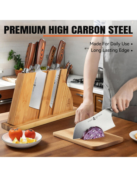 Set de cuchillos de cocina TUO Fénix Ardiente 8 piezas