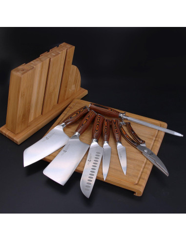 Set de cuchillos de cocina TUO Fénix Ardiente 8 piezas