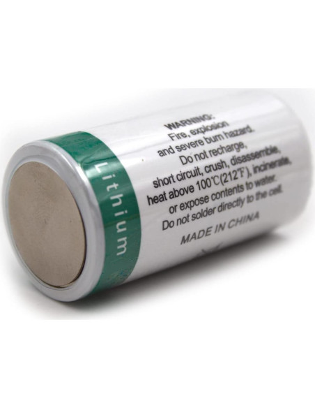 Batería de Litio Cloruro de Tionilo elxjar LSH14 3.6V 6.5Ah 2-Pack