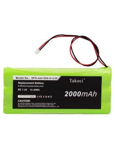 Batería Ni-MH 7.2V 2000mAh D'SC 6PH-AA1500-H-C28