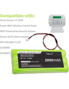 Batería Ni-MH 7.2V 2000mAh D'SC 6PH-AA1500-H-C28 2