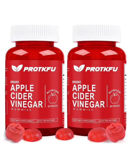 Gomitas de Vinagre de Sidra de Manzana ProTKFU 120g Veganas