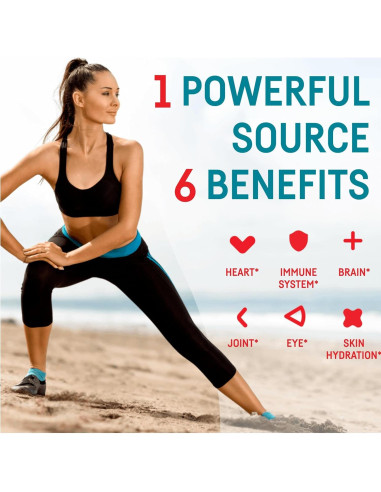 Suplemento Omega 3 Aceite de Krill Kori 600 mg 60 Cápsulas