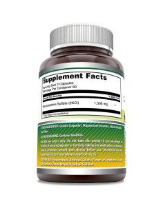 Suplemento de Glucosamina Amazing Formulas 1500 Mg 120 Cápsulas 2
