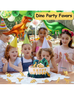 Figuras de Dinosaurios Dorados AugToy 48PCS Decoración Fiesta 2