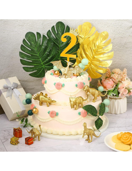 Figuras de Dinosaurios Dorados AugToy 48PCS Decoración Fiesta