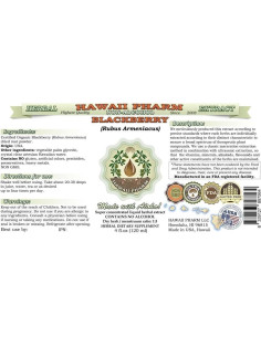 Extracto Líquido Sin Alcohol de Mora Hawaii Pharm 2x120 ml 2