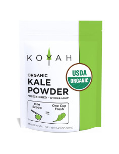 Polvo de Kale Orgánico KOYAH - Liofilizado 30 Tazas Fresco