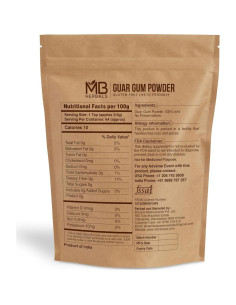 Polvo de Goma Guar MB Herbals 227 Gramos - Espesante Natural 2