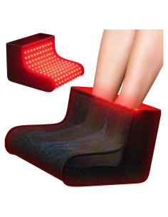Terapia de Luz Roja para Pies EPOE, 320 LEDs, Alivio Dolor