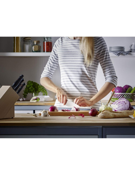 Cuchillo de Utilidad Serrado Wüsthof Gourmet 11.43 cm Negro