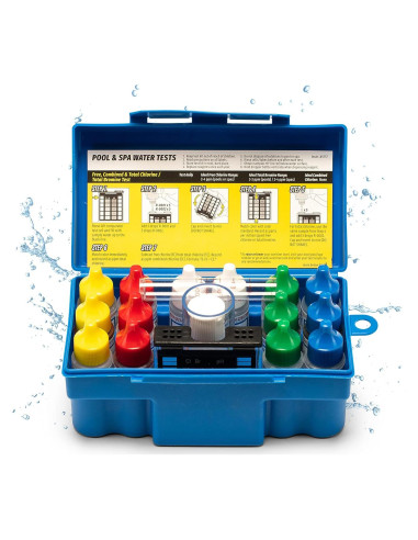 Kit de Prueba de Agua Taylor K-1005 DPD 9-en-1 para Piscinas