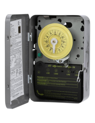 Interruptor Temporizador Mecánico Intermatic T104 40A 24h