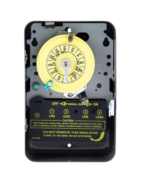 Interruptor Temporizador Mecánico Intermatic T104 40A 24h