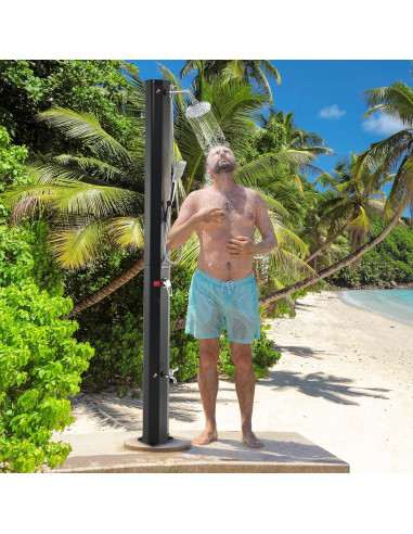 Ducha Exterior Solar Goplus 9.3 Galones 7.2 Pies Ajustable