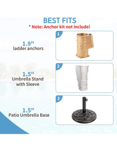 Juego de Voleibol de Piscina Olybeaka con Red Ajustable y 2 Pelotas 2