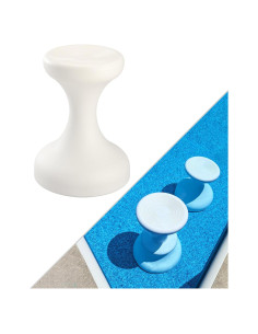 Taburete de piscina sumergible DUNNRITE 61 cm blanco