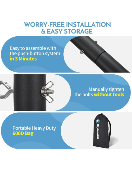 Juego de Voleibol de Piscina Olybeaka con Red Ajustable y 2 Pelotas