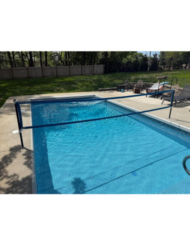 Juego de Voleibol de Piscina Olybeaka con Red Ajustable y 2 Pelotas