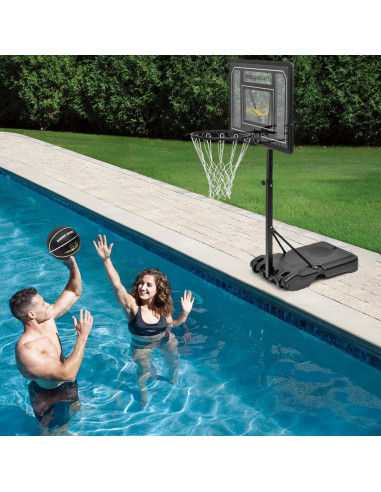 Aro de Baloncesto Portátil DEBERG para Piscina Ajustable 0.91-1.22m