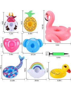 Soporte Inflable para Bebidas 17 Piezas Green Vivid 2