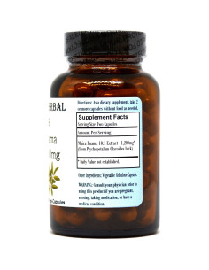 Extracto de Muira Puama 10:1 Barlowe's Herbal Elixirs 600mg 60cápsulas 2