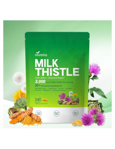 Cápsulas Detox Hepático VivoNu 3000mg 240 Gelatinas Blandas