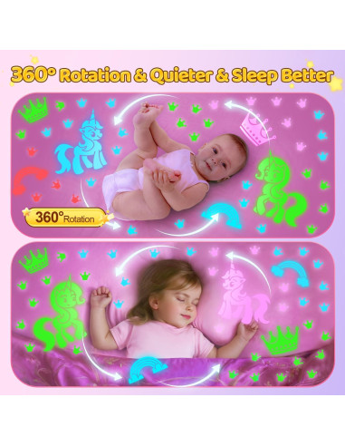 Proyector de Luz Nocturna Unicornio StarYou 3 Películas 93 Efectos