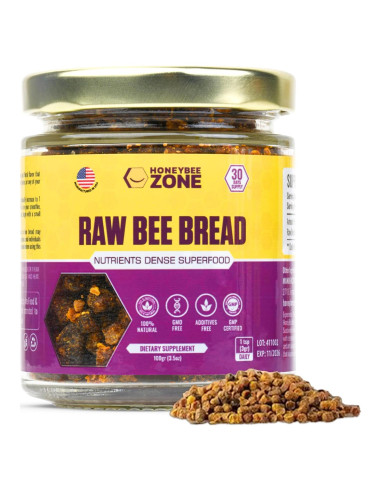 Pan de Abeja Crudo HONEYBEEZONE 99.22 g - Superalimento Natural