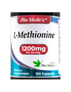 Metionina 1200mg Fito Medic's - 150 Cápsulas Antioxidantes