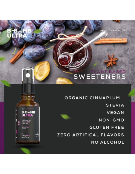 Spray Líquido B12 Ideal Infusion 5000 mcg - CinnaPlum