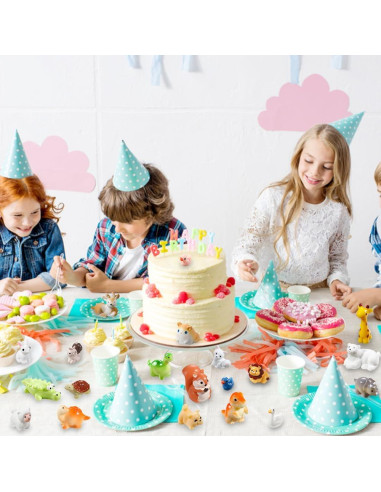 40 Figuras de Animales de Resina DIYDEC para Jardín Miniatura