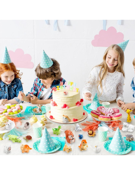 40 Figuras de Animales de Resina DIYDEC para Jardín Miniatura