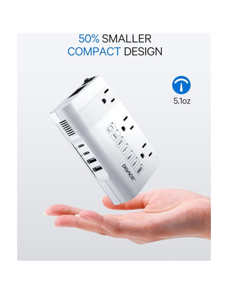 Convertidor de Voltaje DOACE 220V a 110V 350W para Viajes