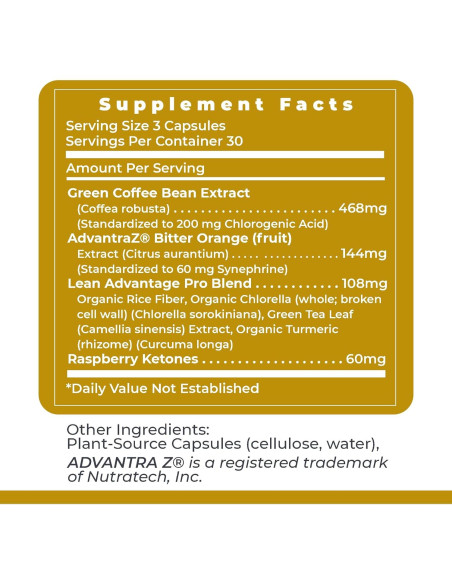 Suplemento de Pérdida de Peso Premier Research Labs 90 Cápsulas