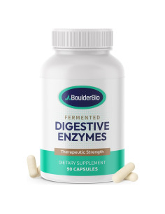 Enzimas Digestivas Boulder Bio 40,000 USP Lipasa Veganas