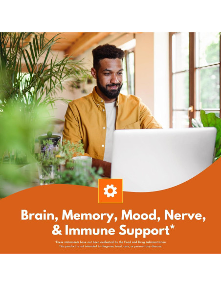 Cápsulas Veganas Hongo Melena de León Bold Botanica 60 Unidades