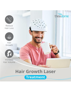 Casco de Crecimiento Capilar Theradome LH40 - Terapia Láser FDA 2