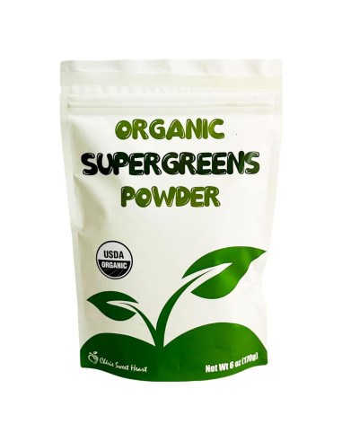 Polvo de Supergreens Orgánico Chérie Corazón Dulce 170 g