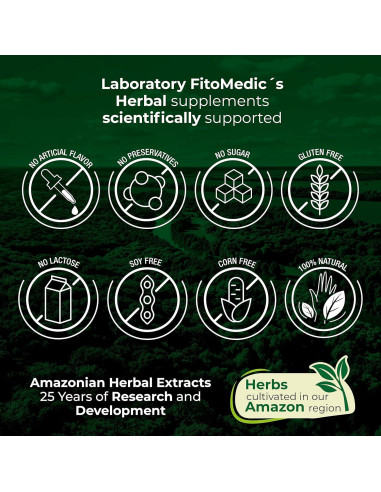 Suplemento Dietético Fito Medic's Extracto de Corteza de Pino 180 Cápsulas