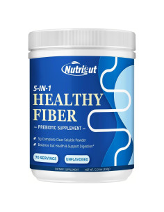 Suplemento de Fibra Prebiótica NutriGut 340g - Sin Sabor, Vegano