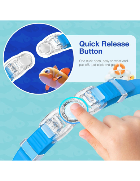 Gafas de natación Braylin para niños, 2 unidades, anti-vaho