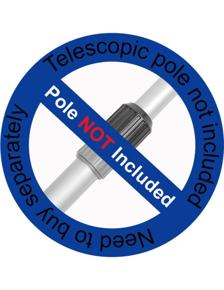 Red de Skimmer para Piscina Poolvio, Nylon Alta Resistencia 42.9x27.9cm