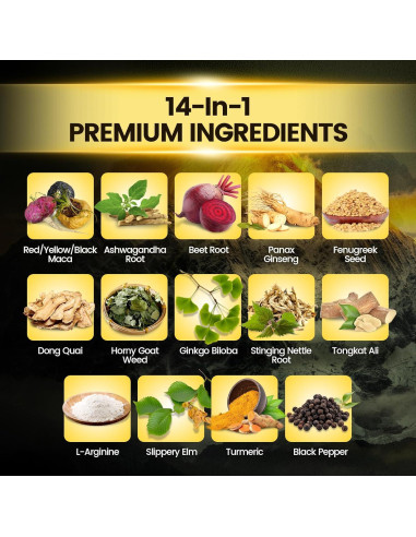 Cápsulas de Raíz de Maca VivoNu 300 Gelatinas 10100mg 100 Días