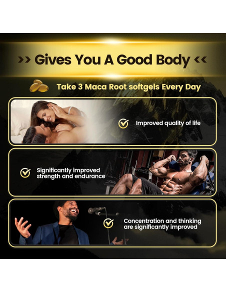 Cápsulas de Raíz de Maca VivoNu 300 Gelatinas 10100mg 100 Días